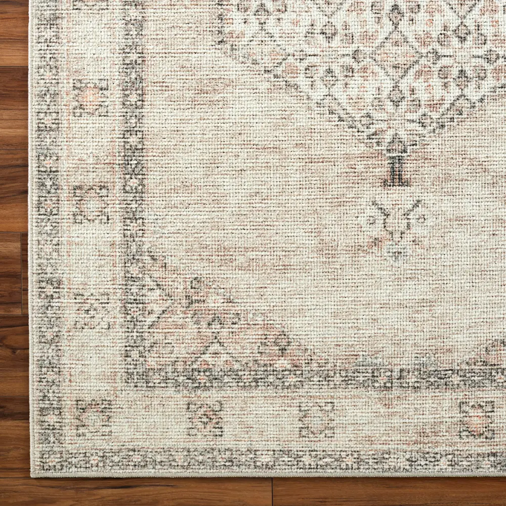 Lila Becki Owens X Livabliss Vintage Oriental Boho Blush/Beige Rug - Image 6