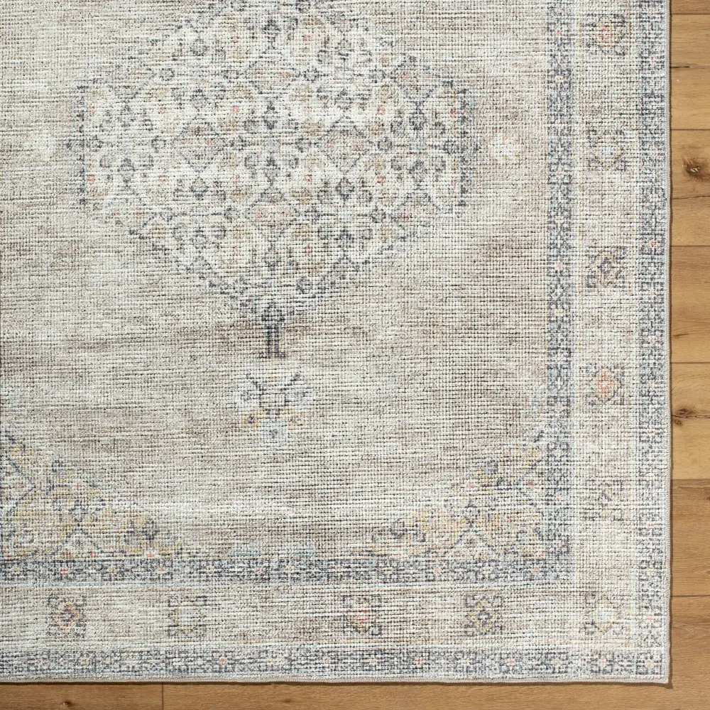 Lila Becki Owens X Livabliss Vintage Oriental Boho Brown/Cream Rug - Image 5
