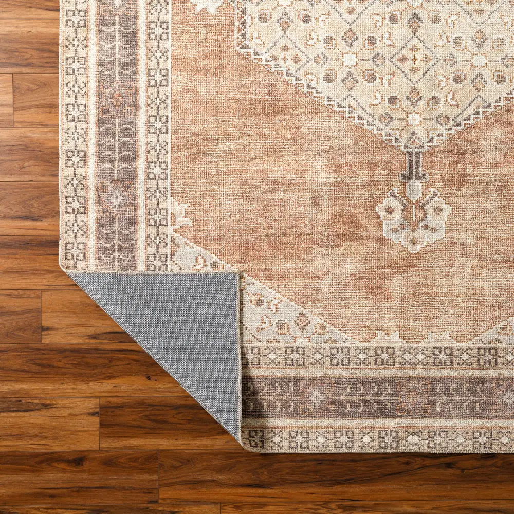 Lila Becki Owens X Livabliss Vintage Oriental Boho Cinnamon Rug - Image 6