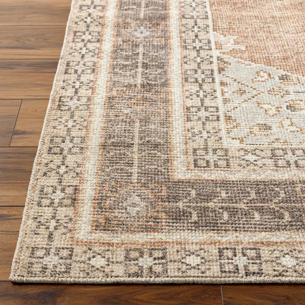 Lila Becki Owens X Livabliss Vintage Oriental Boho Cinnamon Rug - Image 8