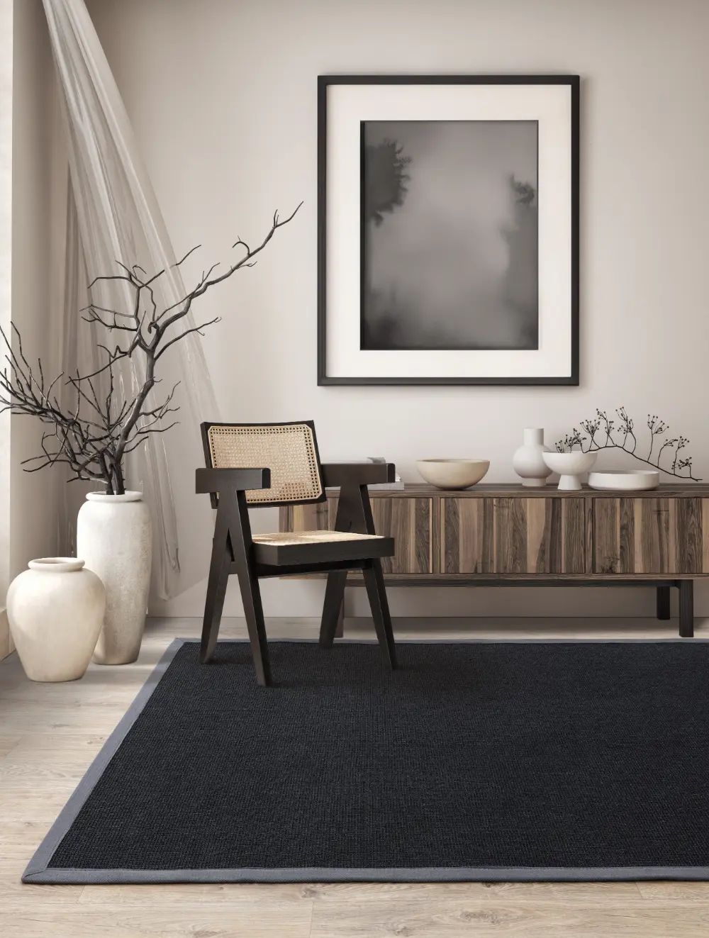 Sisal black / grey Rug - Image 6