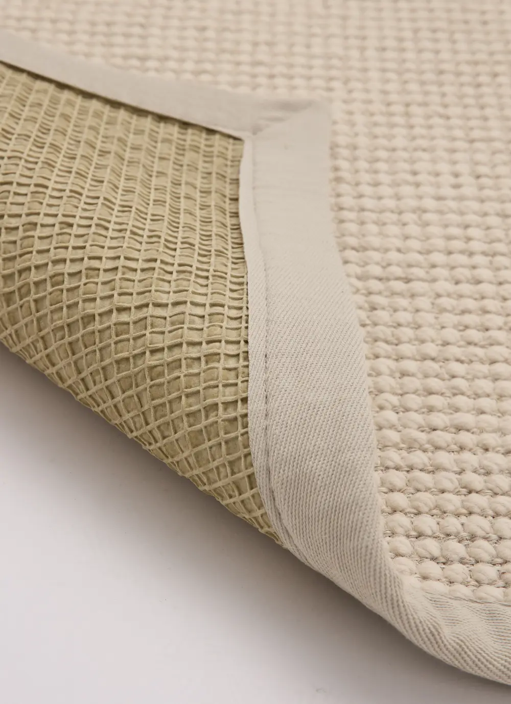 Sisal Boucle Natural/Beige Border - Image 9