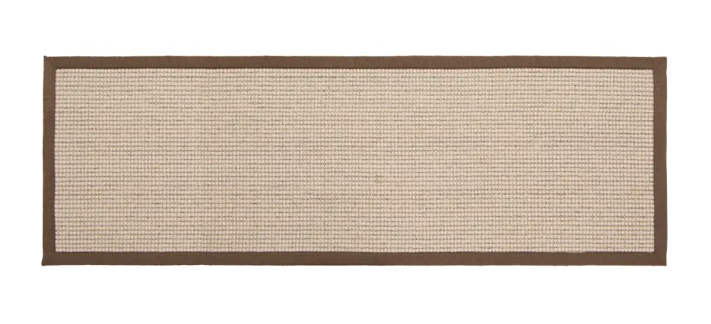 Sisal Boucle Natural/Mocha Border - Image 6