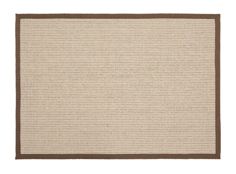 Sisal Boucle Natural/Mocha Border - Image 7