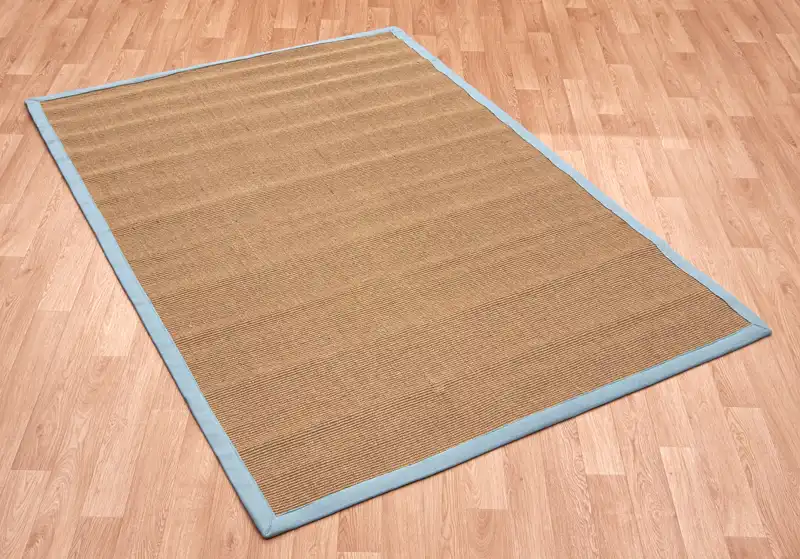 Sisal Linen Aqua Rug