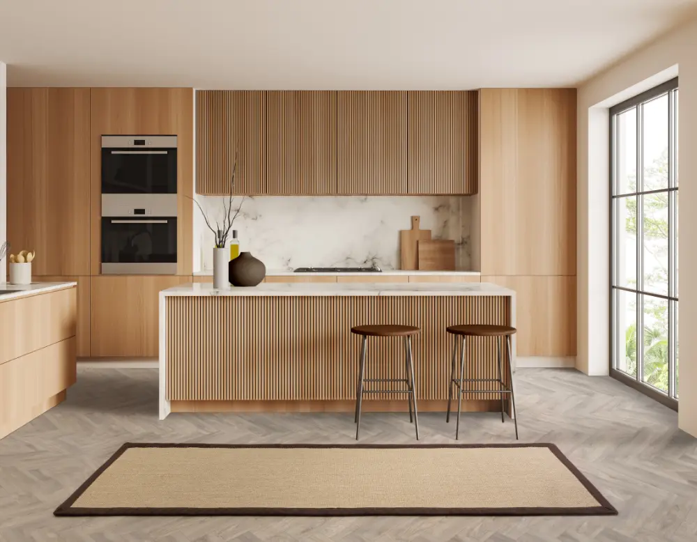 Sisal linen / chocolate Rug - Image 8
