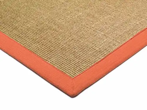 Sisal Linen Orange Rug - Image 4