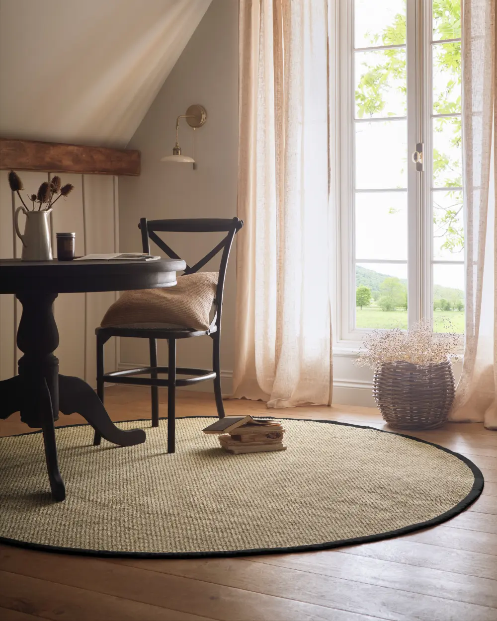 Sisal Natural/Black Border - Image 4