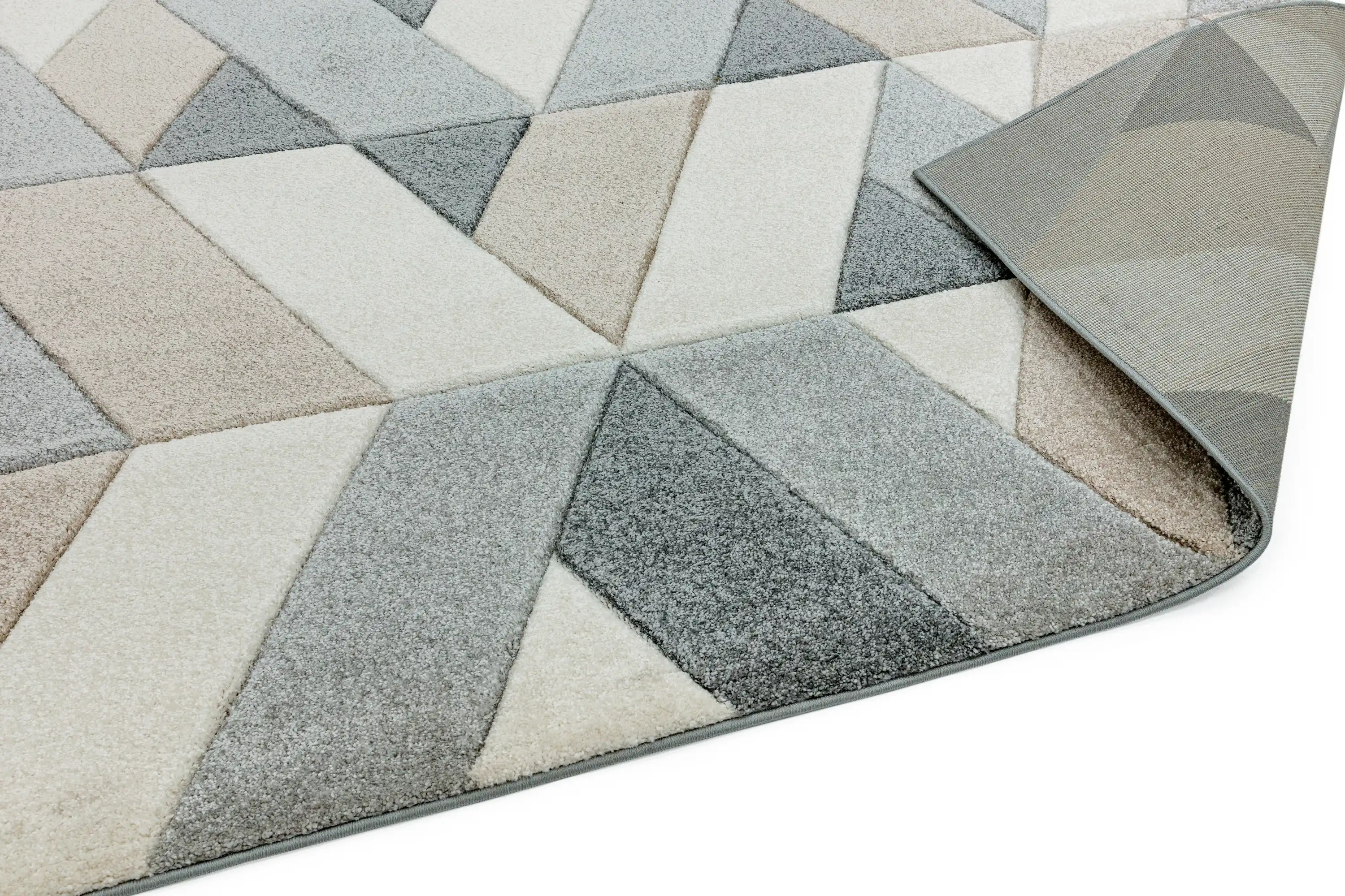 Sketch SK01 Rhombus Grey Rug - Image 4