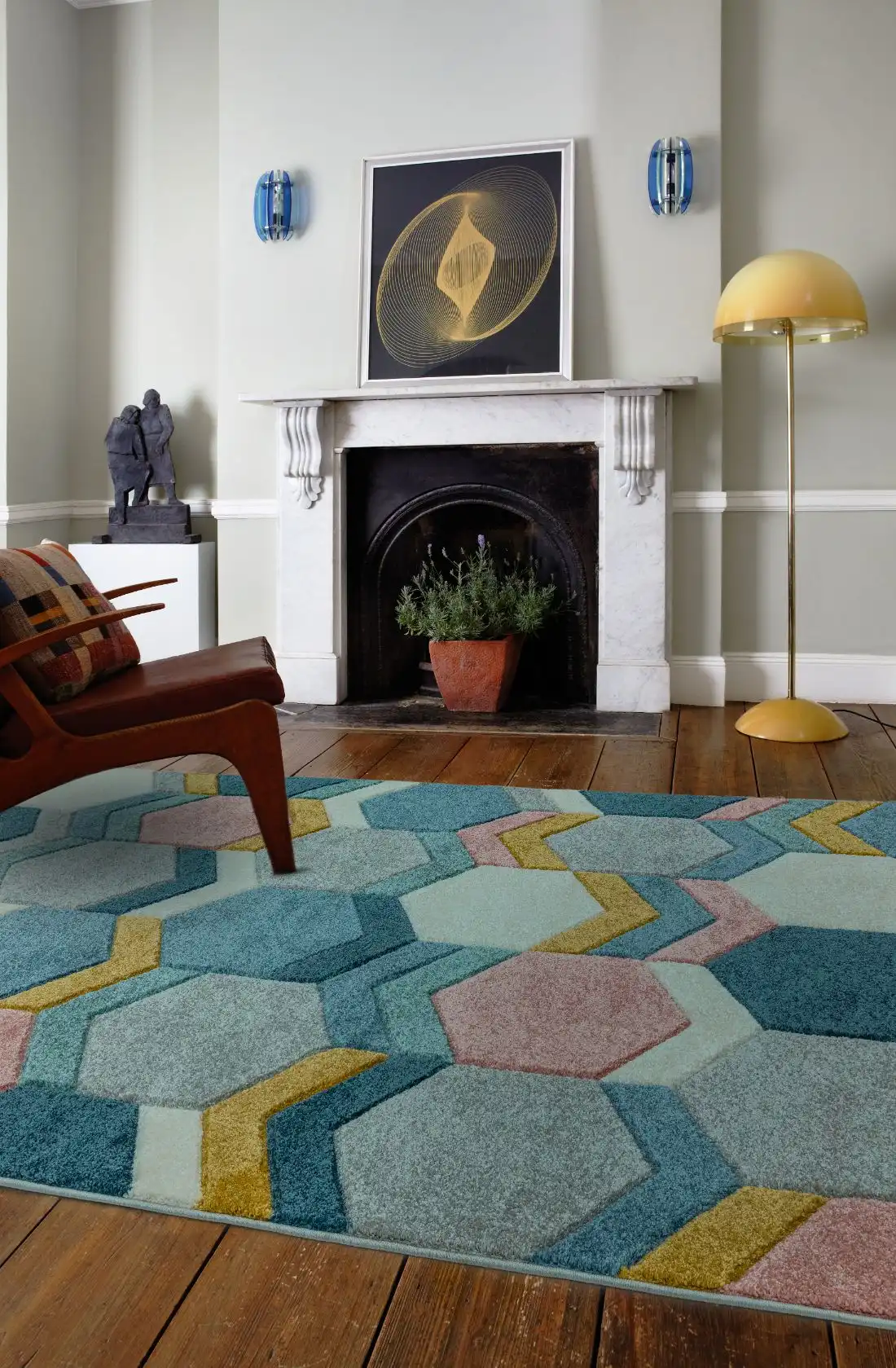 Sketch SK10 Hexagon Multi Rug - Image 2
