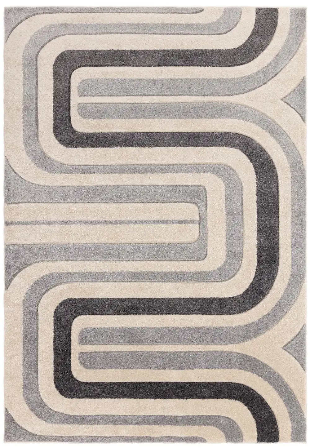 Sketch SK17 Contour Grey Rug - Image 2