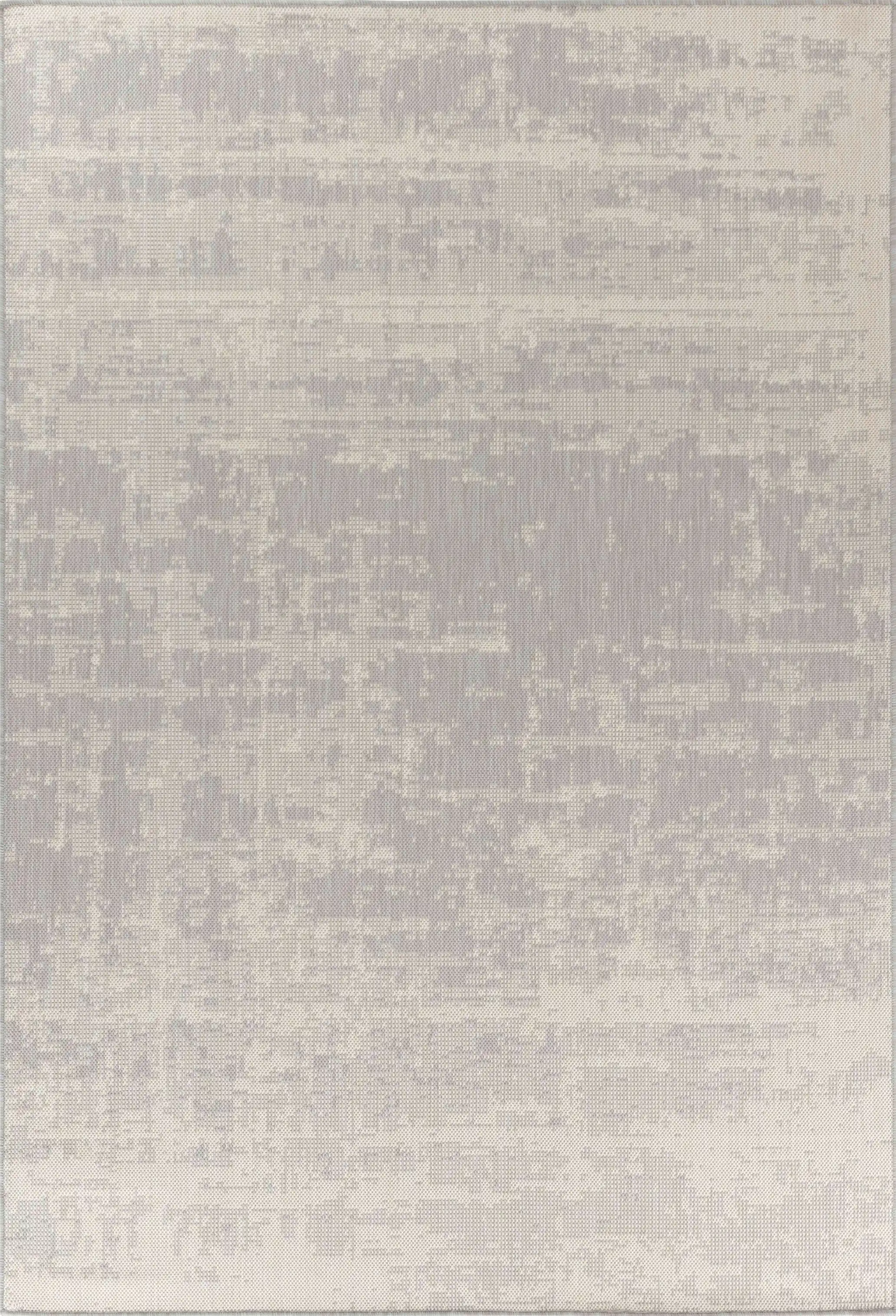 Sky Outdoor Abstract Silver Rug - Image 2