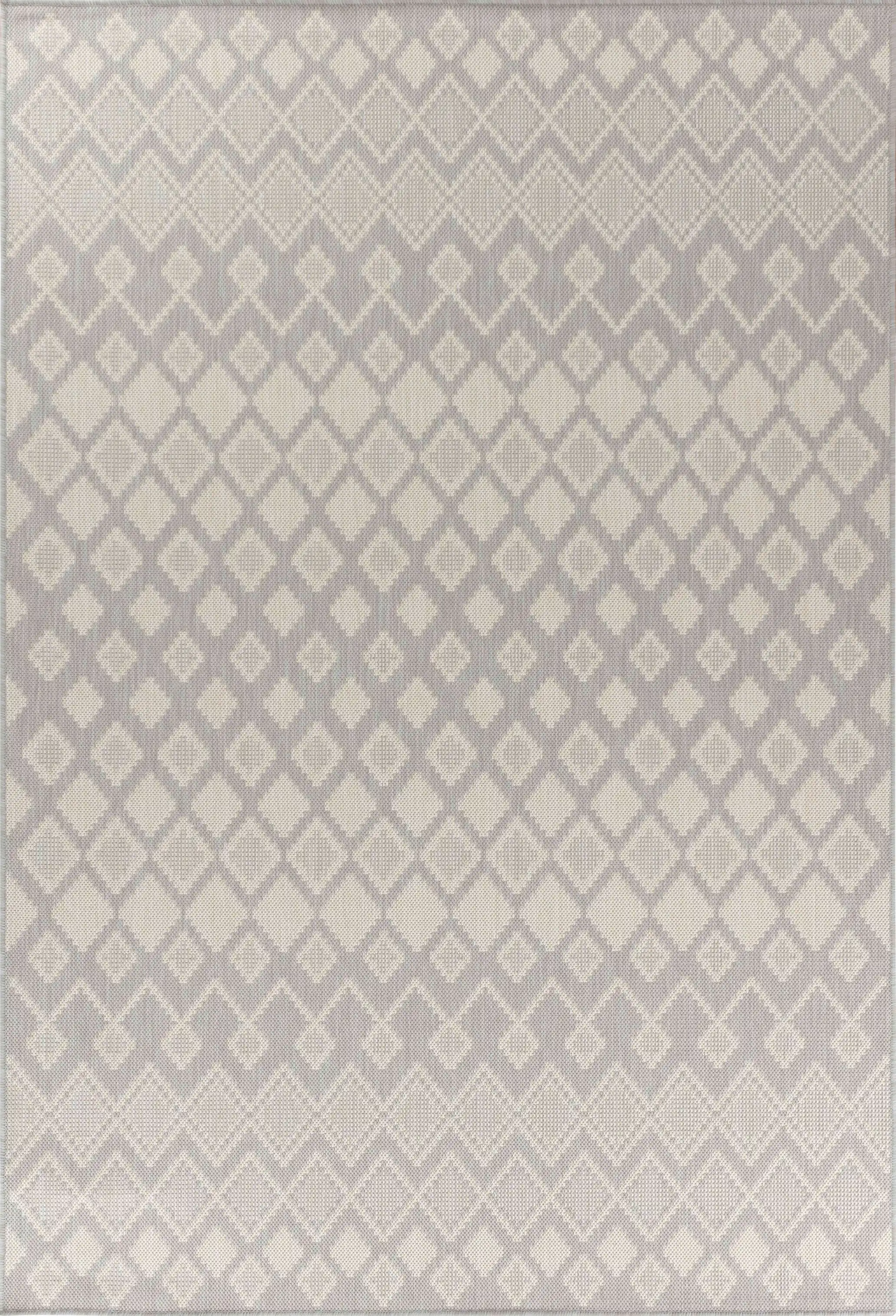 Sky Outdoor Rhombus Silver Rug - Image 2