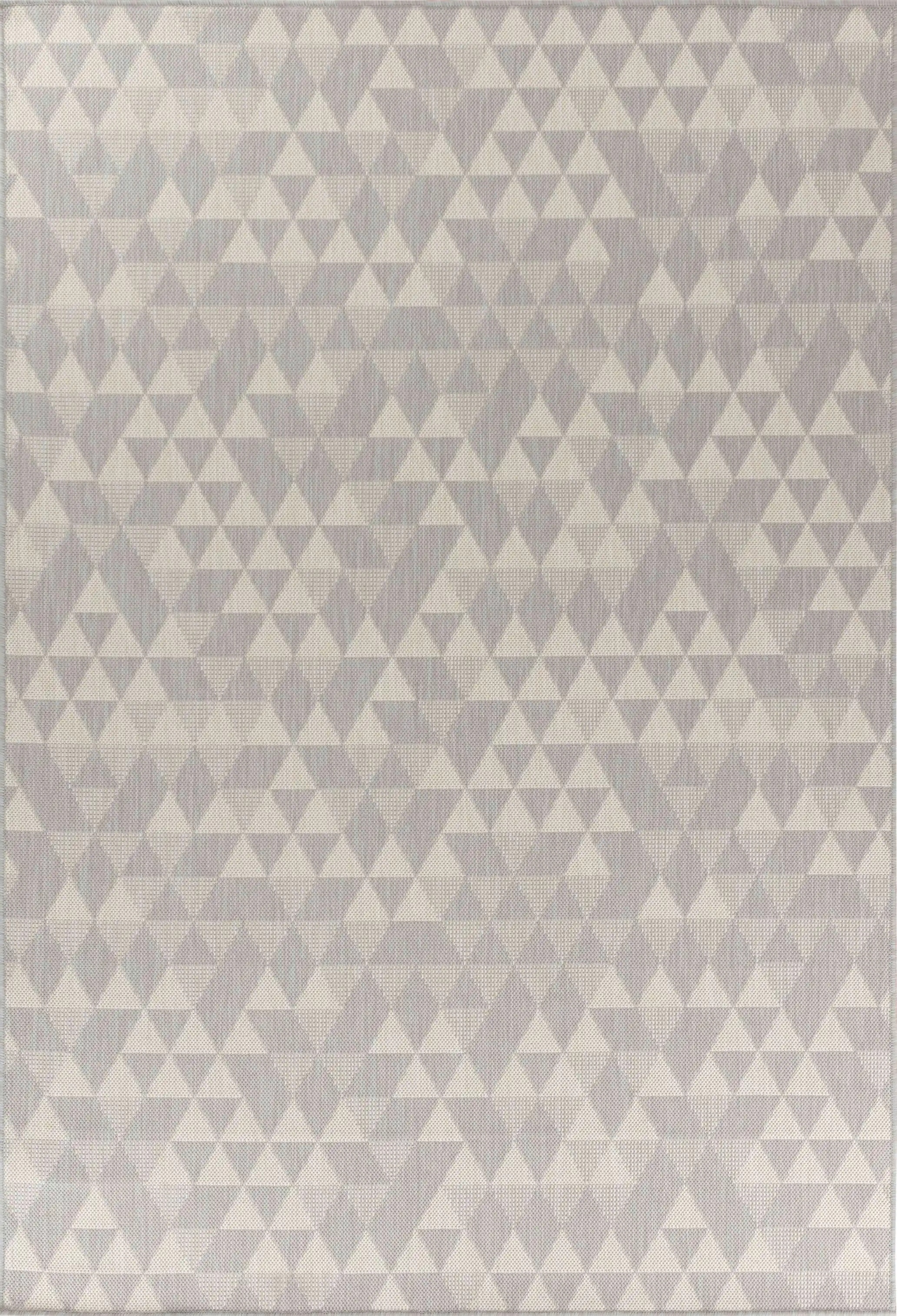 Sky Outdoor Triangle Silver Rug - Image 2