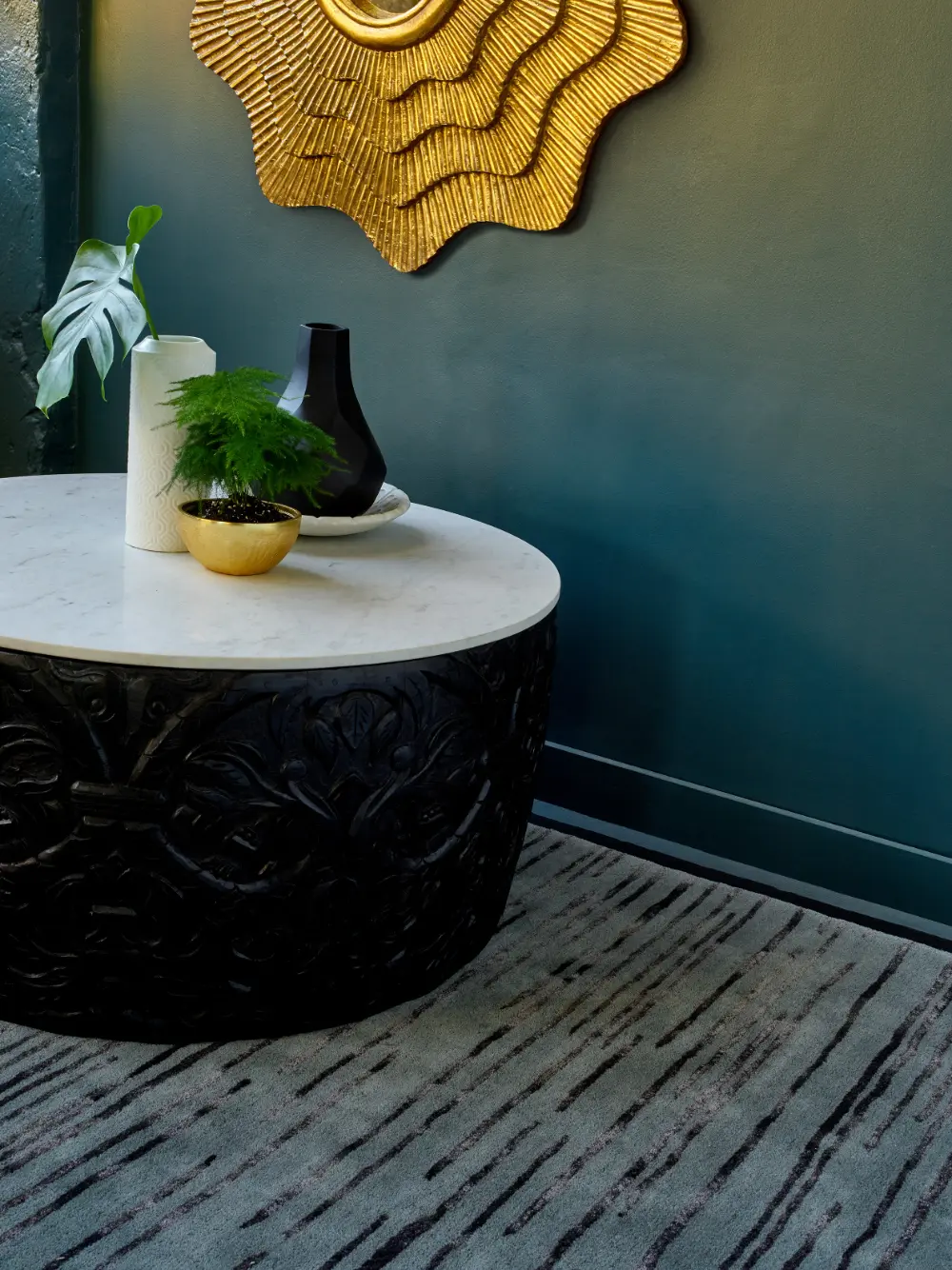 Slub Florence Broadhurst - Charcoal 039405 Rug - Image 2