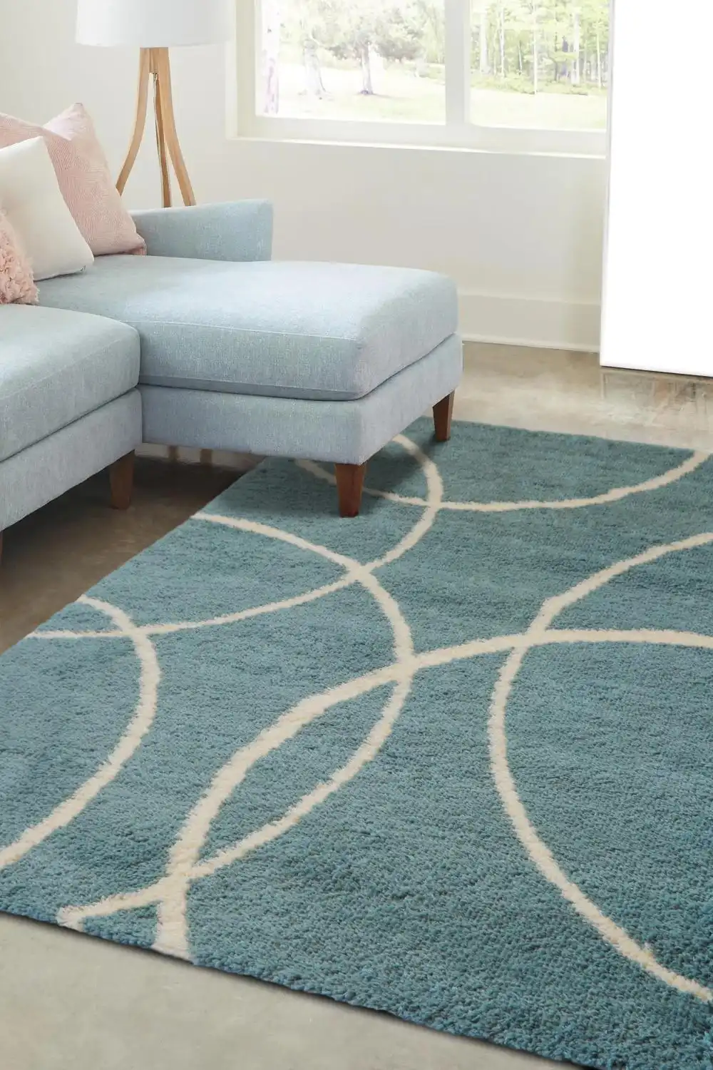 Snug Melrose BUBBLES BLUE Rug