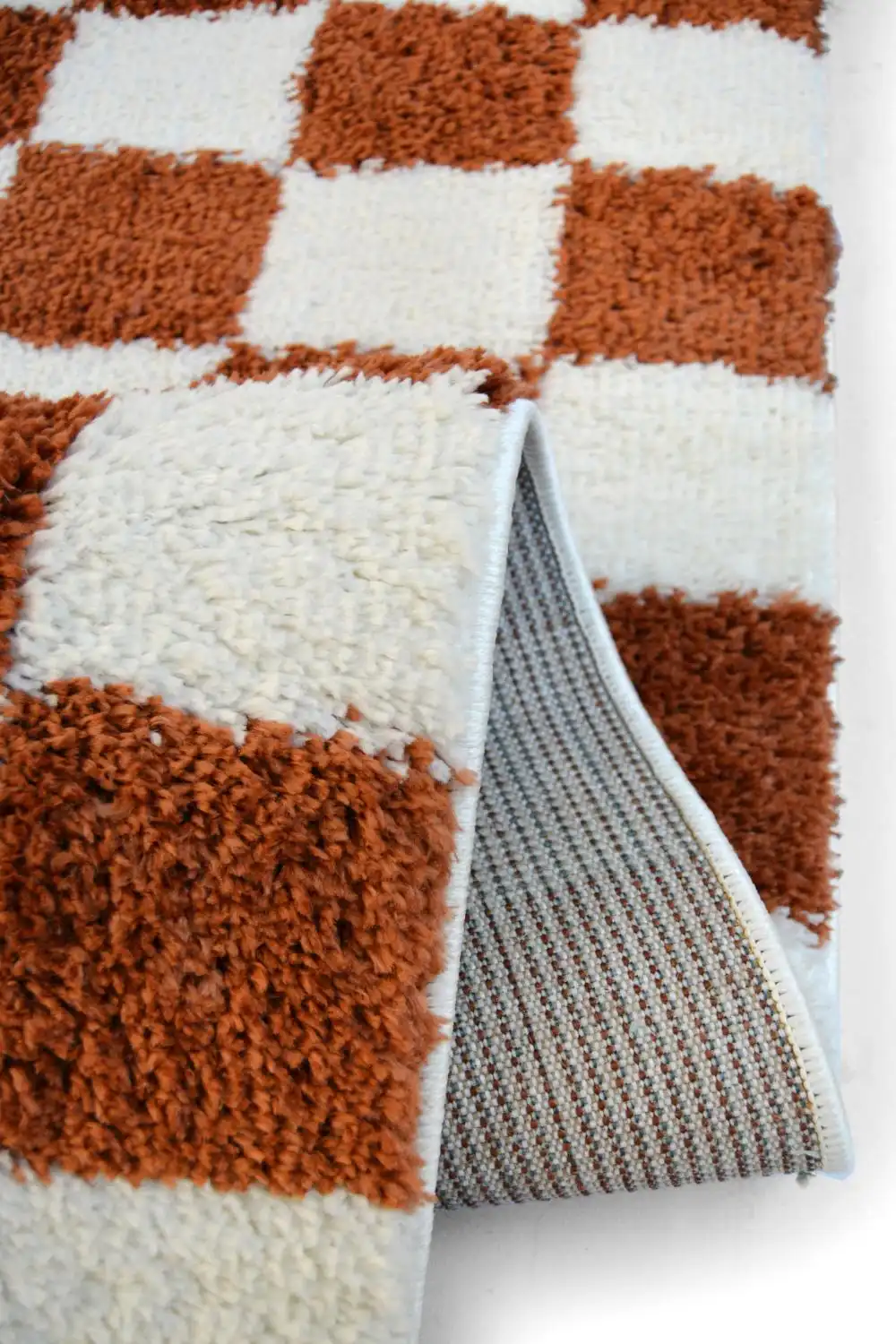 Snug Melrose CHECKS TERRACOTTA Rug - Image 3