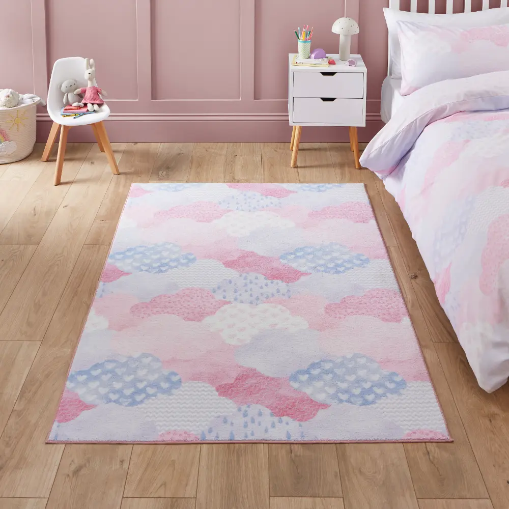 Catherine Lansfield Soft As A Cloud Pink - Washable