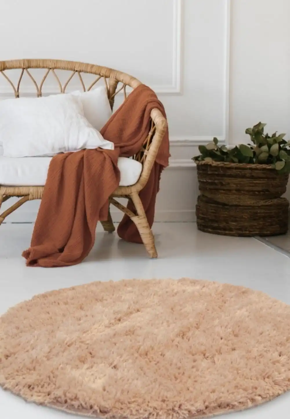 Soft Washable COSY CHAMPAGNE Rug - Image 4