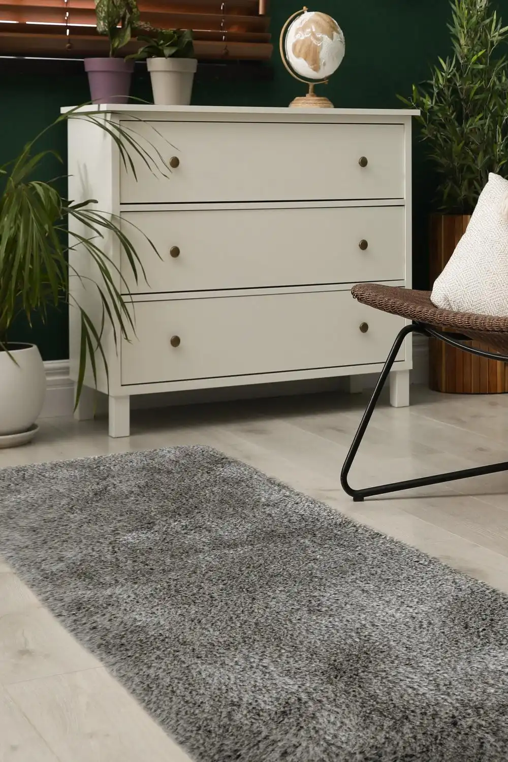 Soft Washable COSY GREY Rug - Image 7