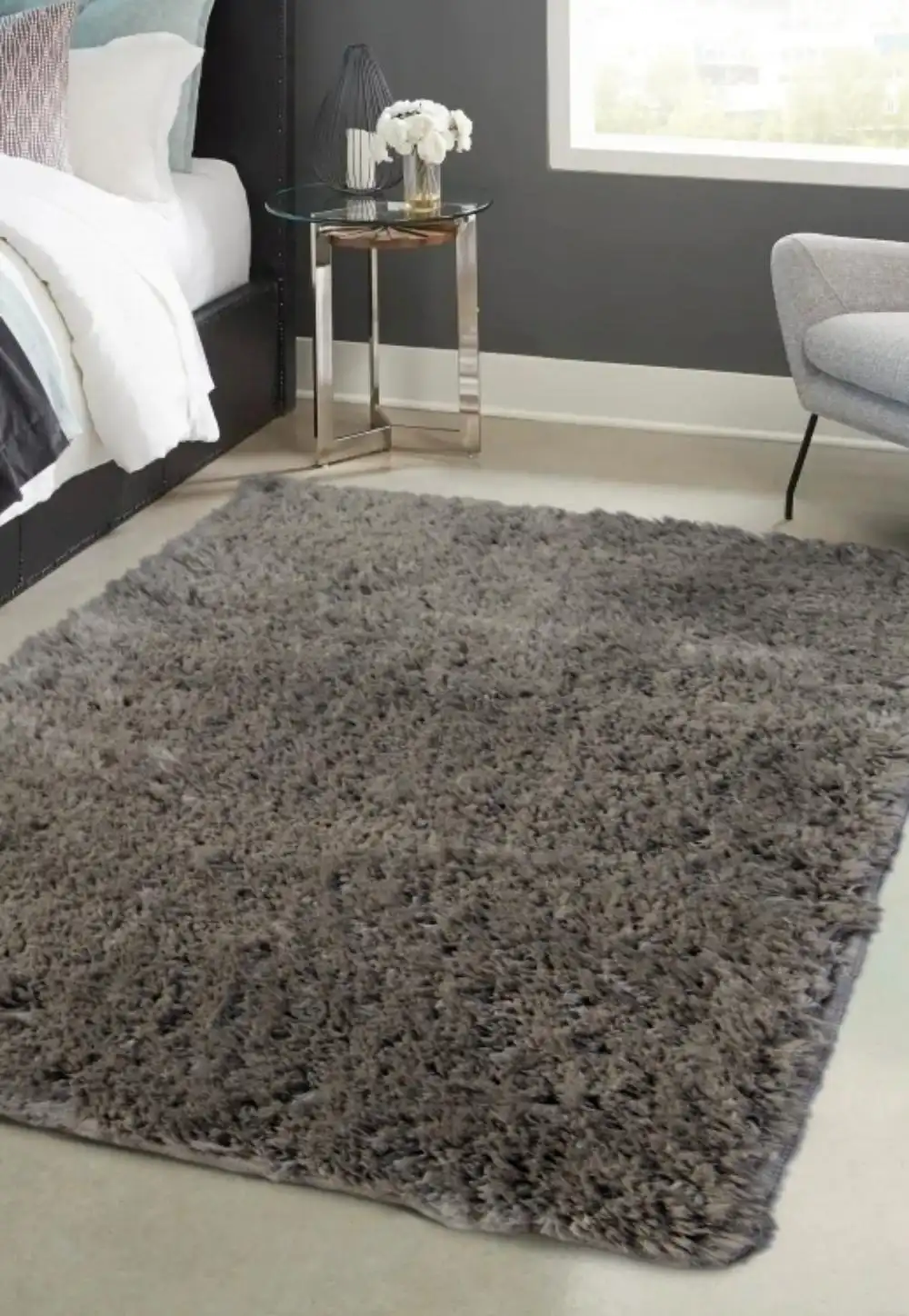 Soft Washable COSY GREY Rug - Image 9