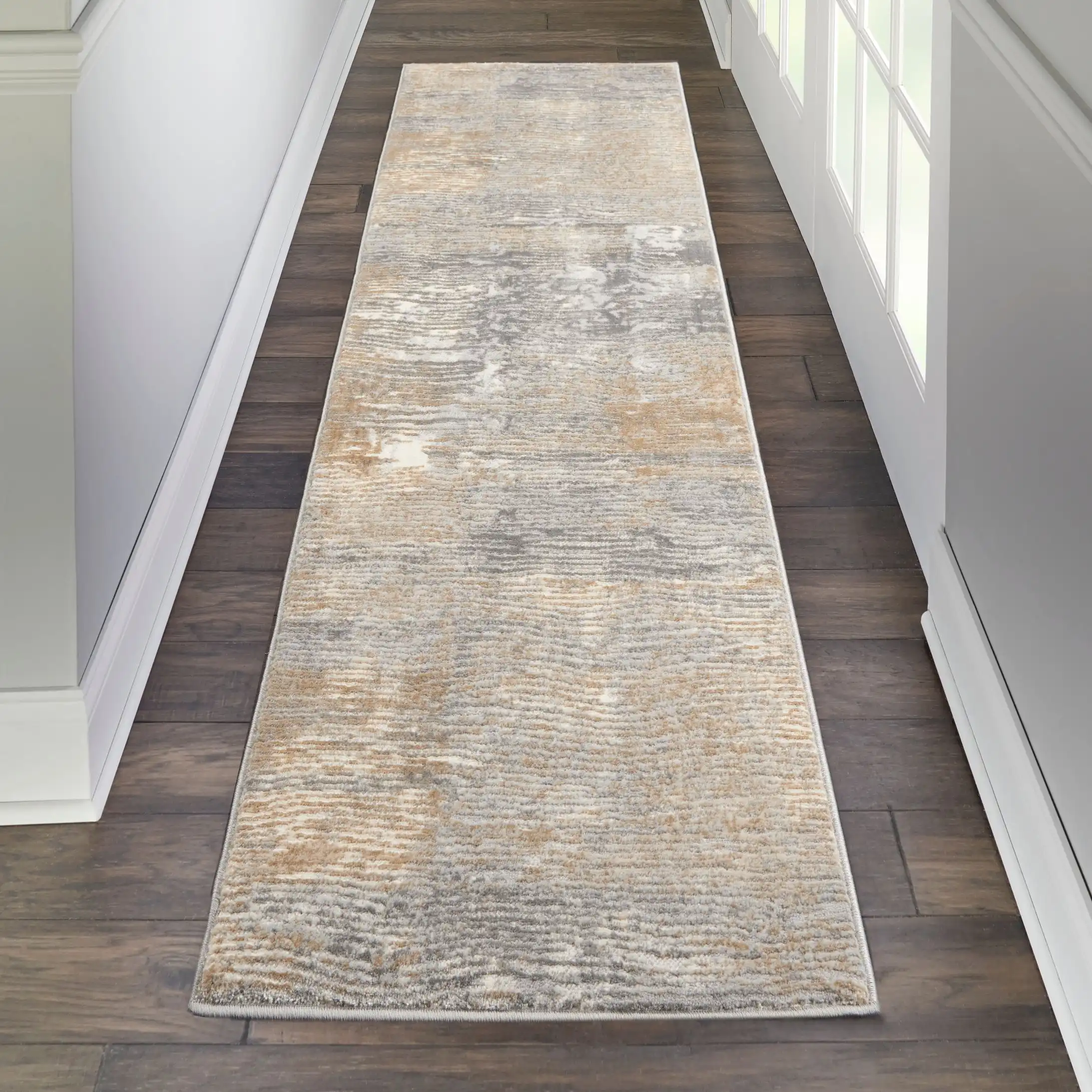 Solace SLA01 Grey Beige Rug - Image 5