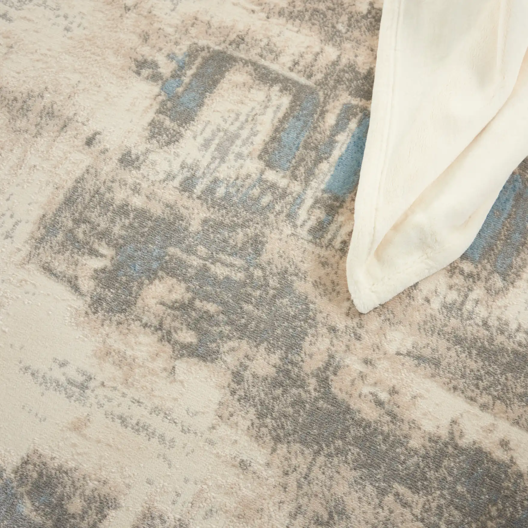 Solace SLA07 Ivory Grey Blue Rug - Image 3
