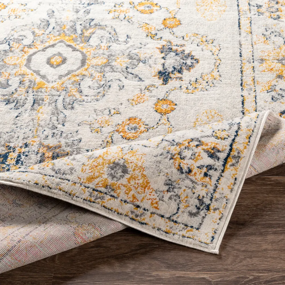 Sonam Vintage Oriental Boho Yellow Rug - Image 6