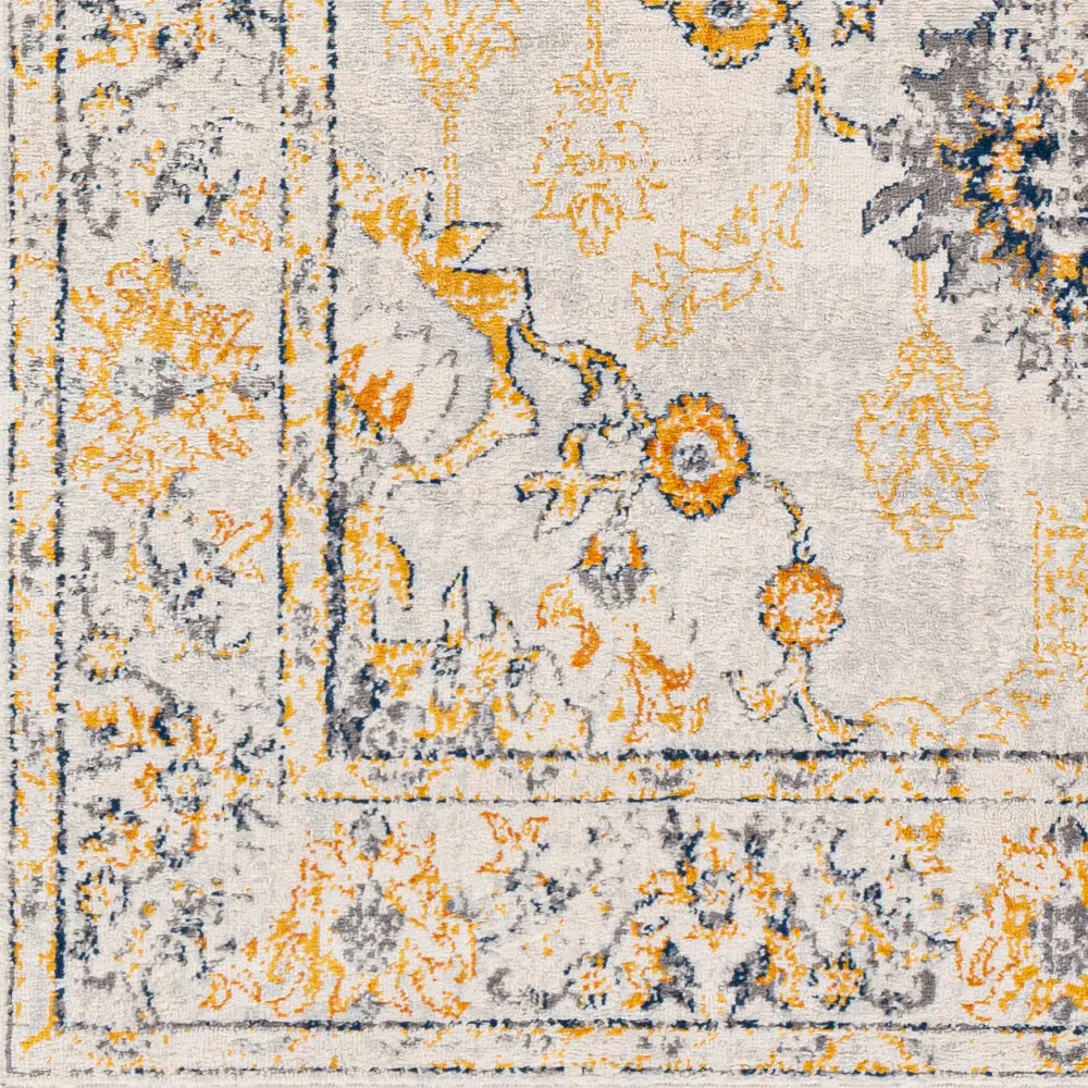 Sonam Vintage Oriental Boho Yellow Rug - Image 8