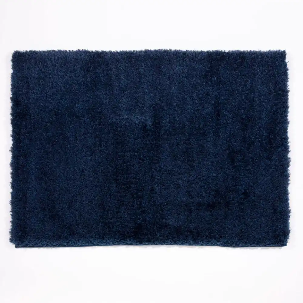 Sophia Shaggy Navy Rug - Image 6