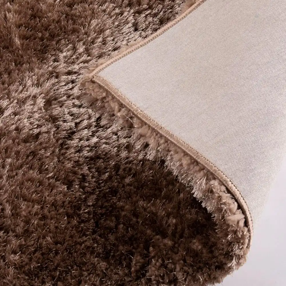 Sophia Shaggy Taupe Rug - Image 4