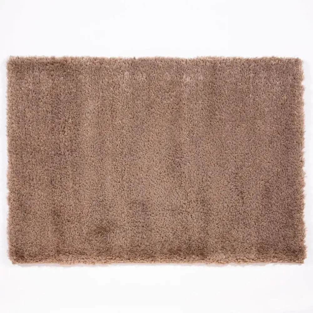 Sophia Shaggy Taupe Rug - Image 6