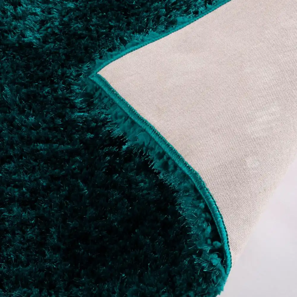Sophia Shaggy Teal Rug - Image 6