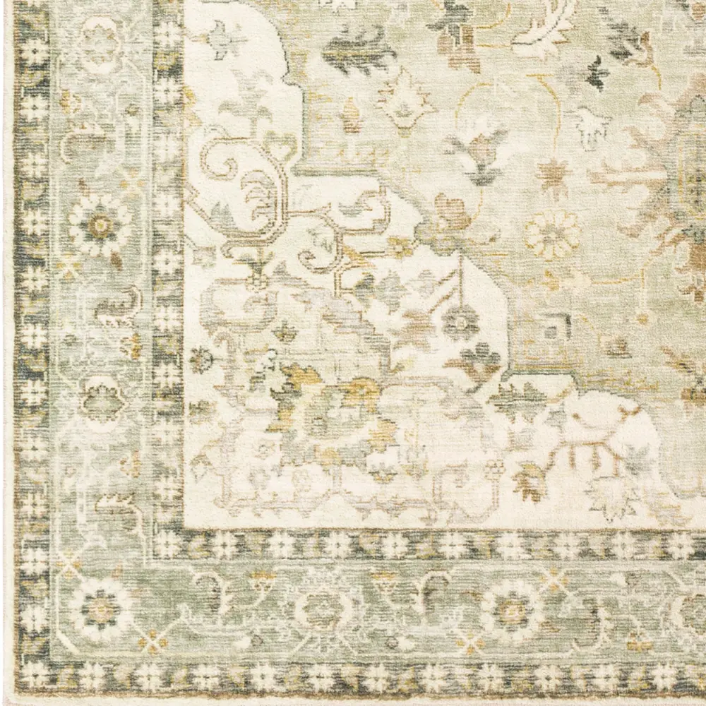 Sorina Vintage Oriental Boho Sky Blue Rug - Image 3