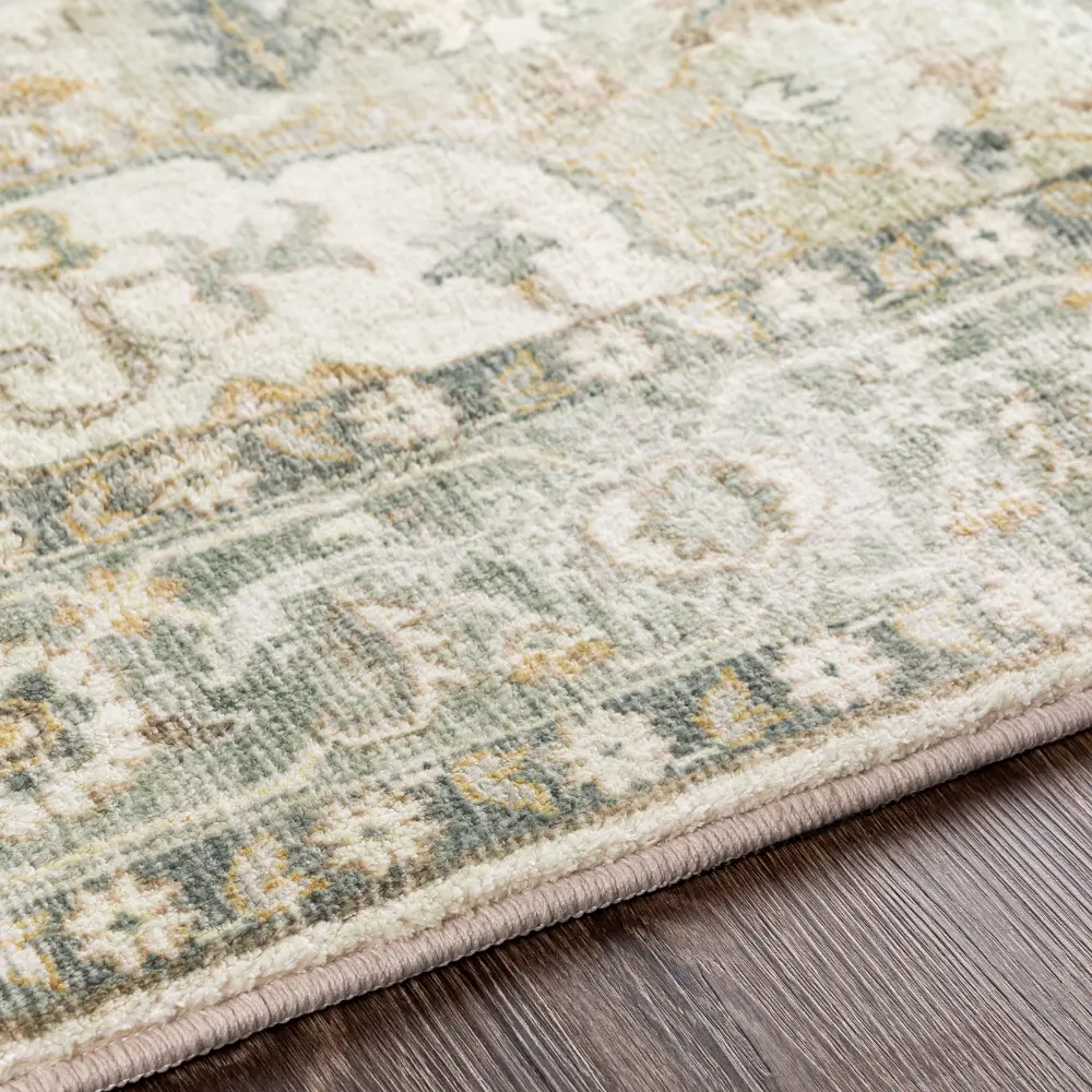 Sorina Vintage Oriental Boho Sky Blue Rug - Image 4