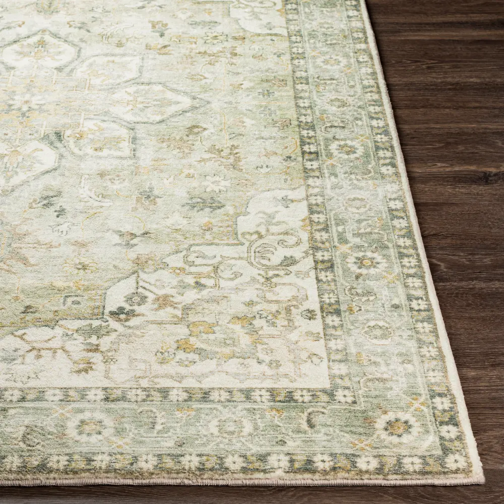 Sorina Vintage Oriental Boho Sky Blue Rug - Image 8