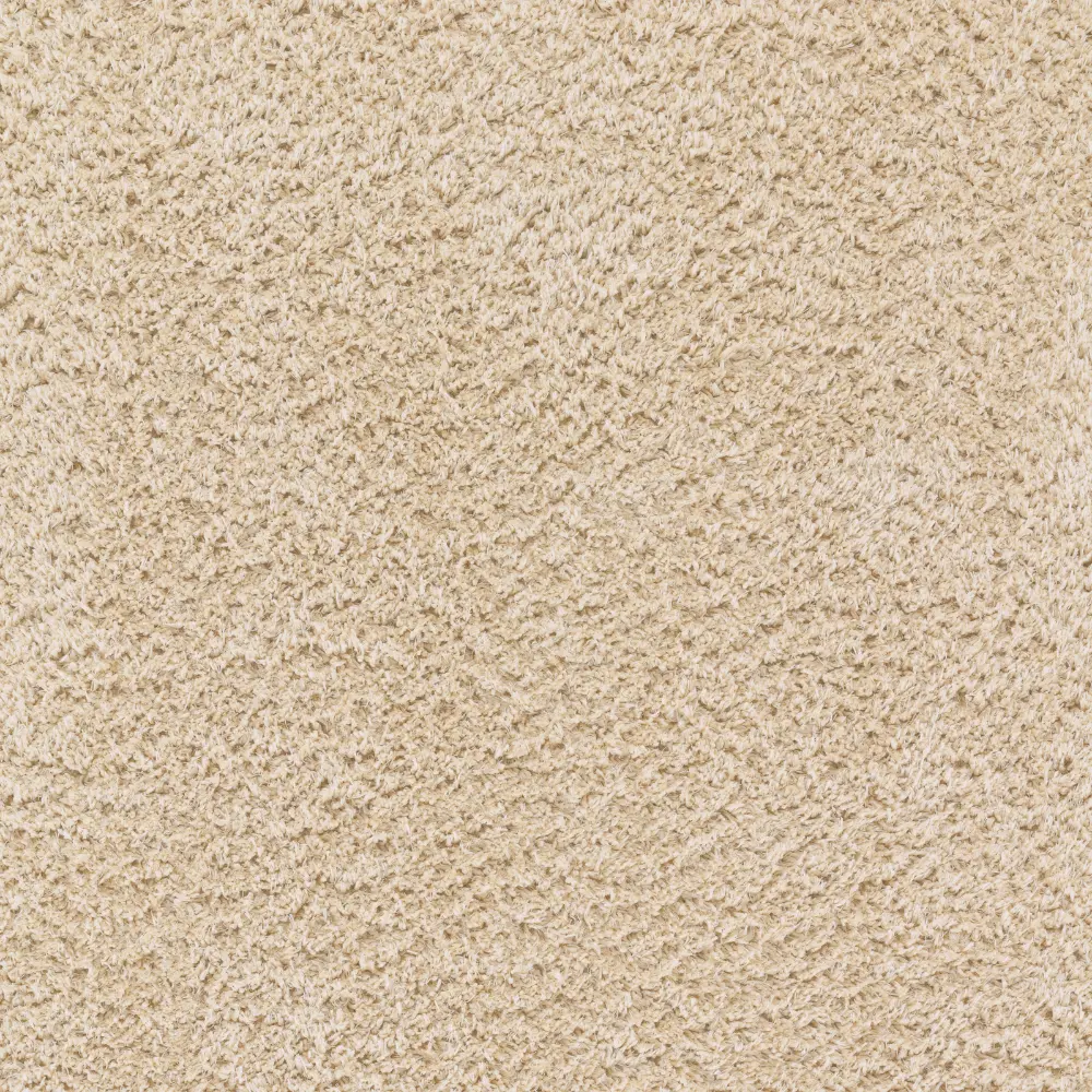 Soso Shaggy Solid Color Plush Pile Beige Rug - Image 9