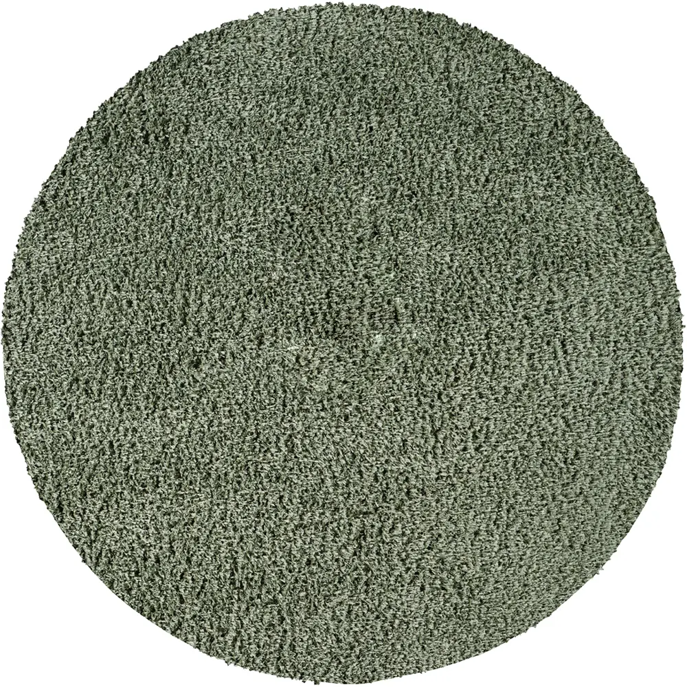 Soso Shaggy Solid Color Plush Pile Green Rug - Image 8