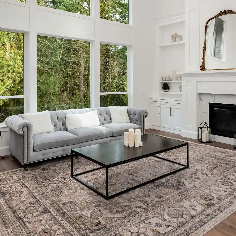 Sovereign Ash Medallion 06 Rug