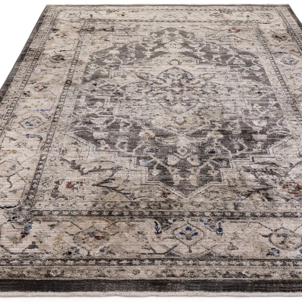 Sovereign Charcoal Medallion 05 Rug - Image 3