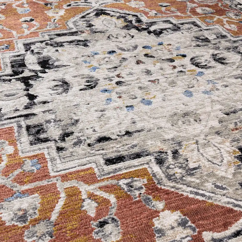Sovereign Terracotta Medallion 04 Rug - Image 2
