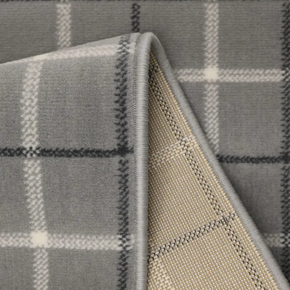 Stair Runners Maestro Stair Runner Check Grey - Image 4