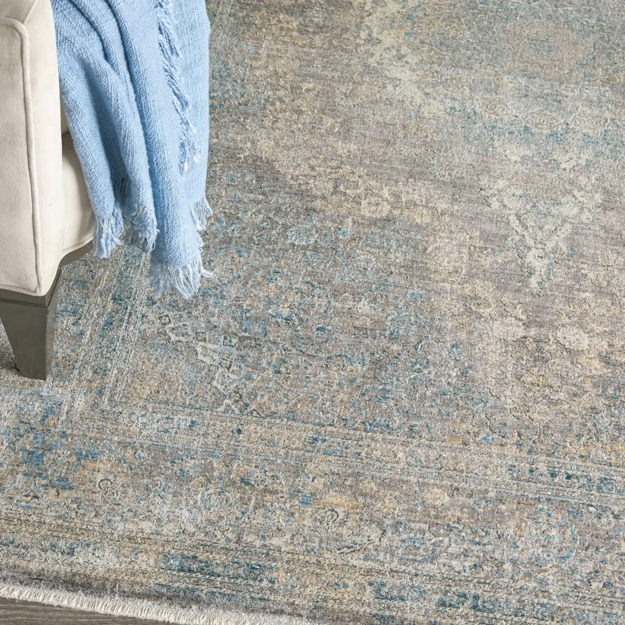 Starry Nights STN06 Cream Blue Rug - Image 3