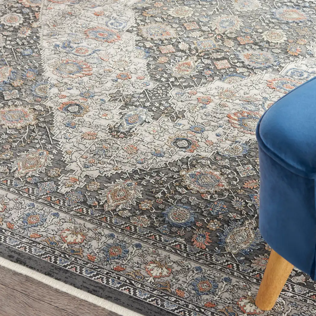 Starry Nights STN11 Grey Blue Rug - Image 2