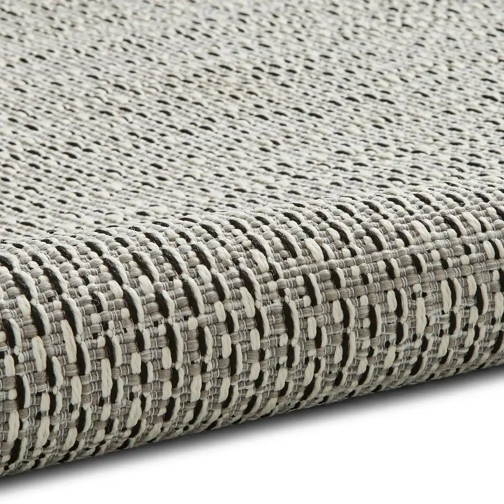 Stitch Outdoor Stitch 9682 Grey Black Rug - Image 4