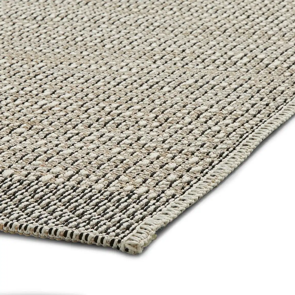 Stitch Outdoor Stitch 9682 Beige Black Rug - Image 4