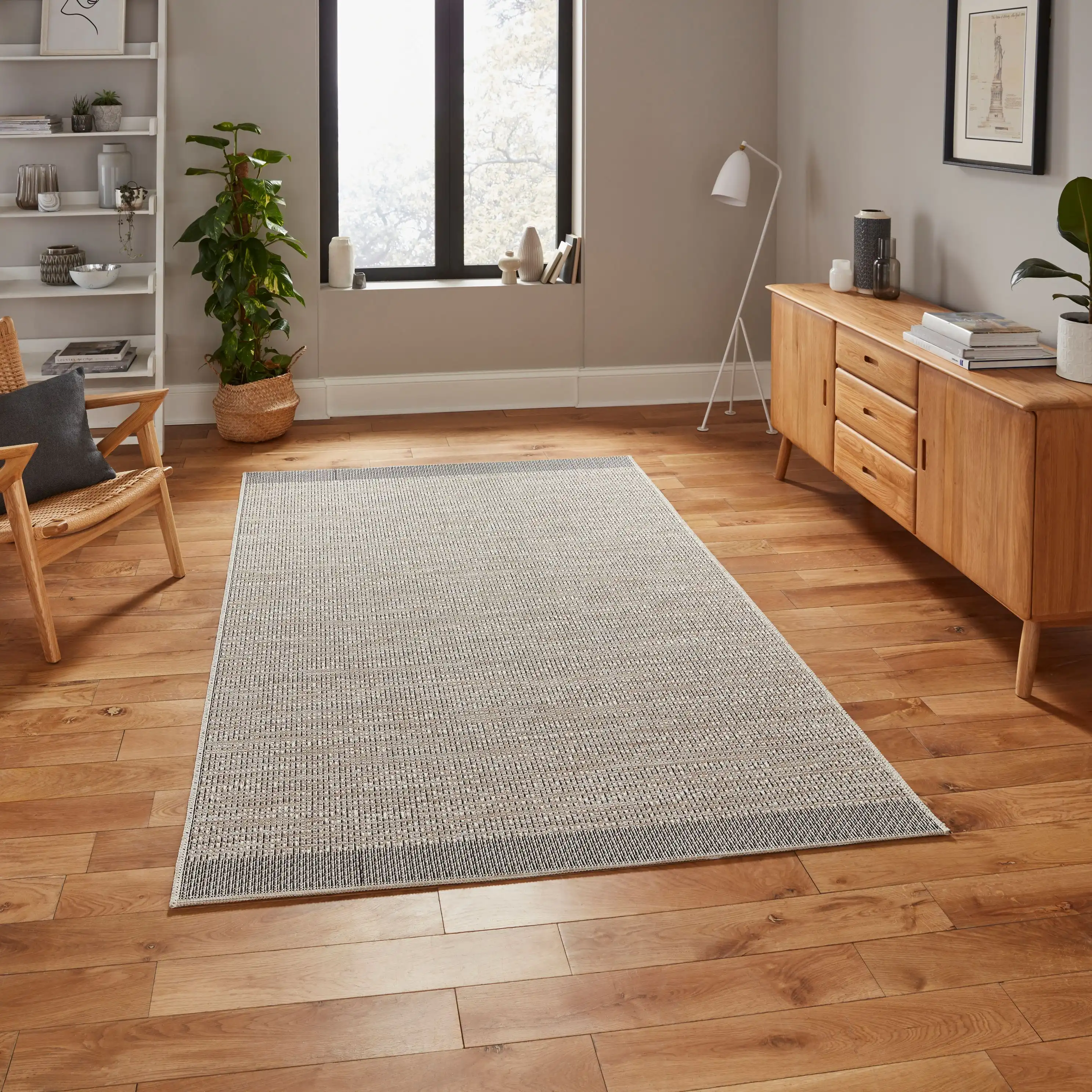 Stitch Outdoor Stitch 9682 Beige Black Rug - Image 5
