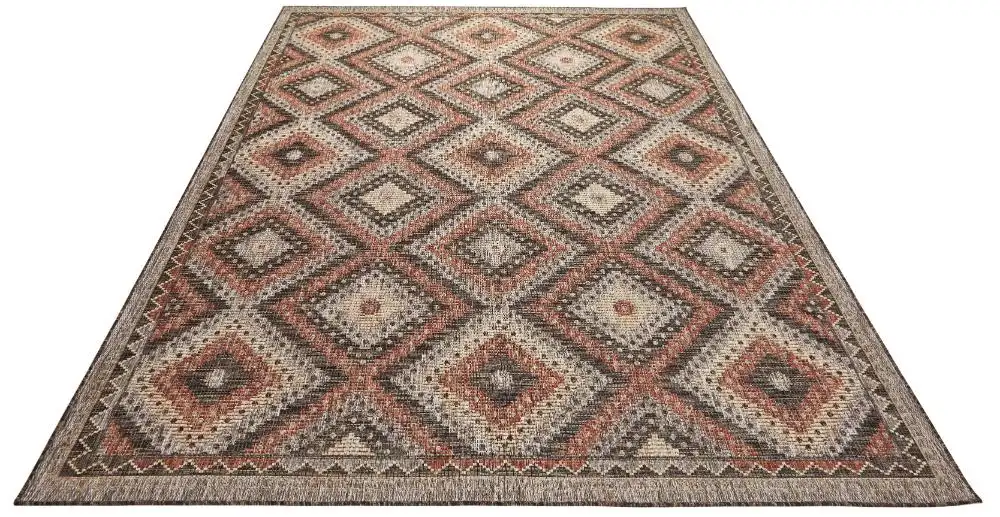 SUMAC Indoor Outdoor SUM101 Brown Rust Rug - Image 8