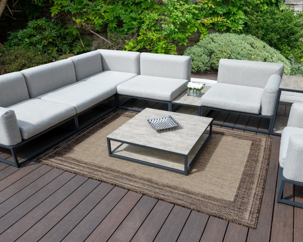 SUMAC Indoor Outdoor SUM102 Beige Brown Rug - Image 2