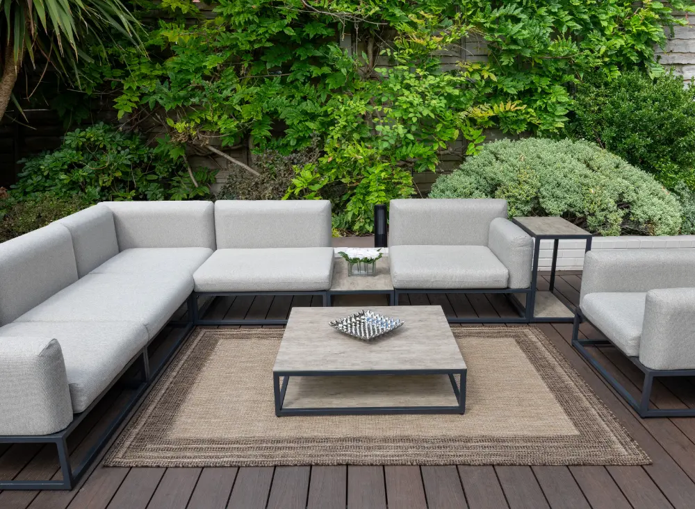 SUMAC Indoor Outdoor SUM102 Beige Brown Rug - Image 3